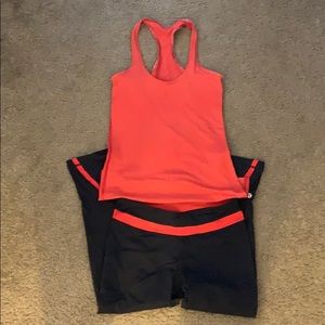 Lululemon Run Inspire and racerback tank